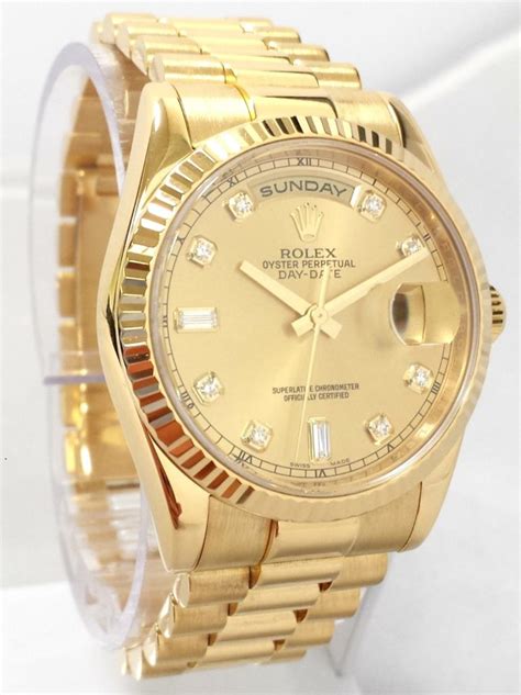 gold presidential day date rolex mens|day date 40 rolex price.